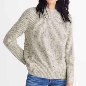 MADEWELL Donegal Northfield Mockneck Knit Sweater womens XS extra small clothing